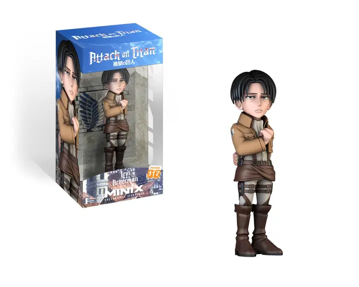 Figura MINIX de Levi Ackerman, 12 cm