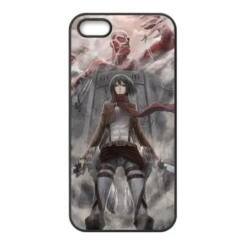 Funda de goma iPhone 5/5S Attack on Titan (diseño anime)