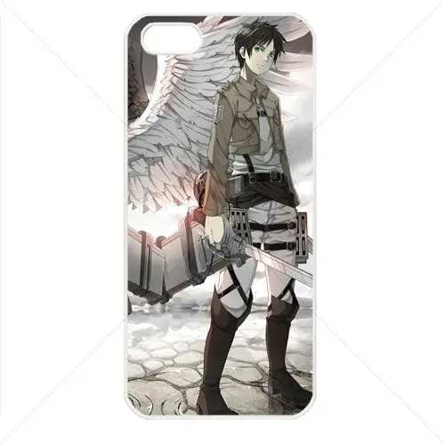 Funda iPhone 5/5S Eren Jaeger — TPU blanca