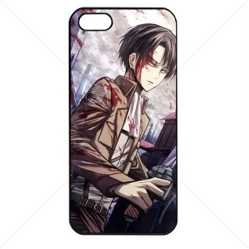 Funda iPhone 5/5S Levi Ackerman — negra