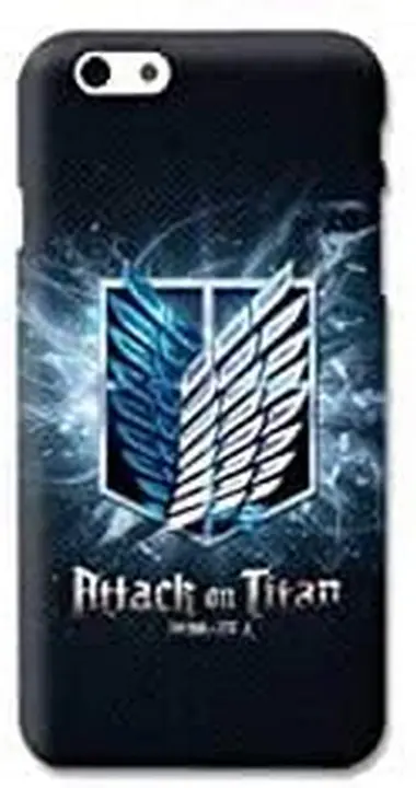 Funda manga Attack on Titan con Eren para iPhone 6 / 6s (negra, Cokitec)