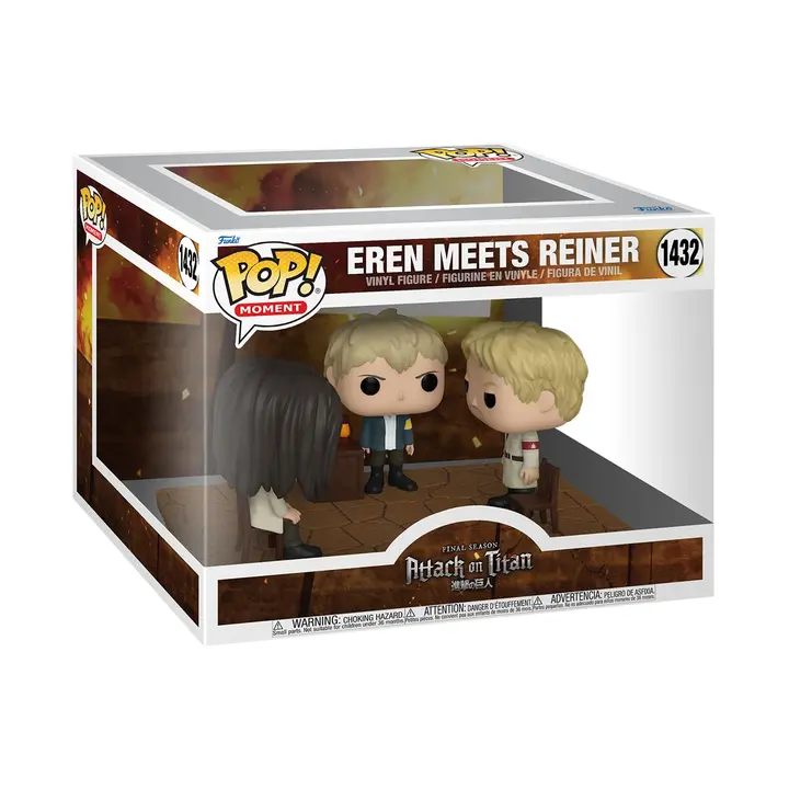 Funko Pop! Moment Eren Jaeger y Reiner (Attack on Titan)