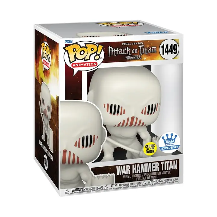 Funko Pop! Super Titán Martillo de Guerra que brilla (exclusivo)