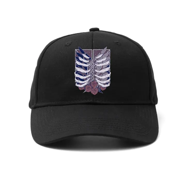 Gorra Alas de la Libertad bordada (Satdflie) — blanco, diseño 2