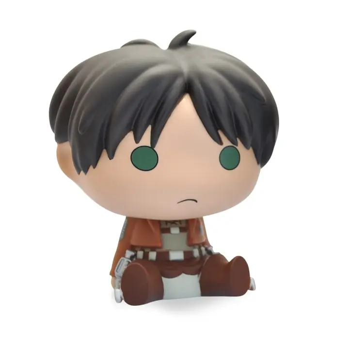Hucha chibi Eren Jaeger de Attack on Titan (Plastoy, 13 cm)