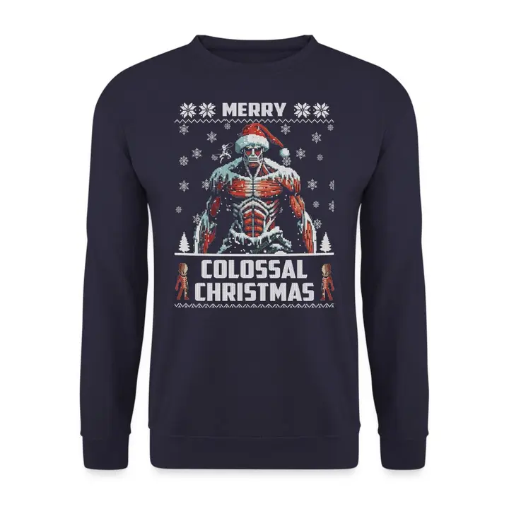 Jersey «Merry Colossal Christmas» (Unibly) — azul marino, talla