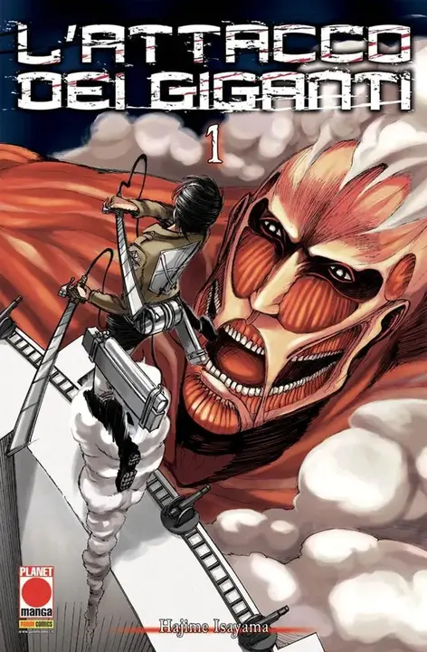 L'attacco dei giganti 1 — manga en italiano (Planet Manga)
