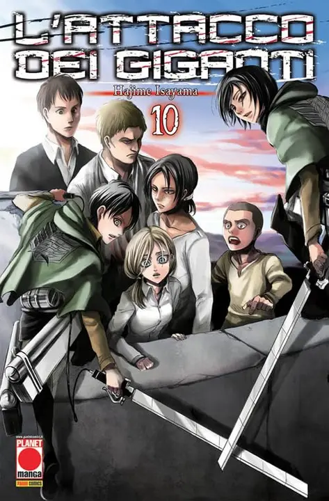 L'attacco dei giganti 10 — manga en italiano (Planet Manga)
