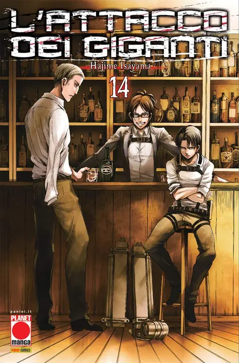 L'attacco dei giganti 14 — manga en italiano (Planet Manga)
