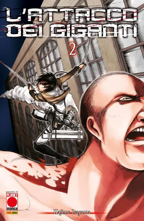L'attacco dei giganti 2 — manga en italiano (Planet Manga)