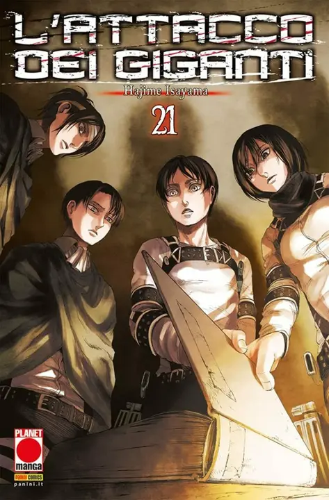 L'attacco dei giganti 21 — manga en italiano (Planet Manga)
