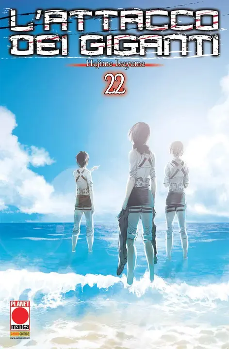L'attacco dei giganti 22 — manga en italiano (Planet Manga)