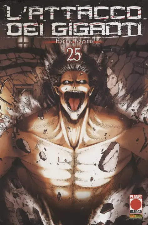 L'attacco dei giganti 25 — manga en italiano (Planet Manga)