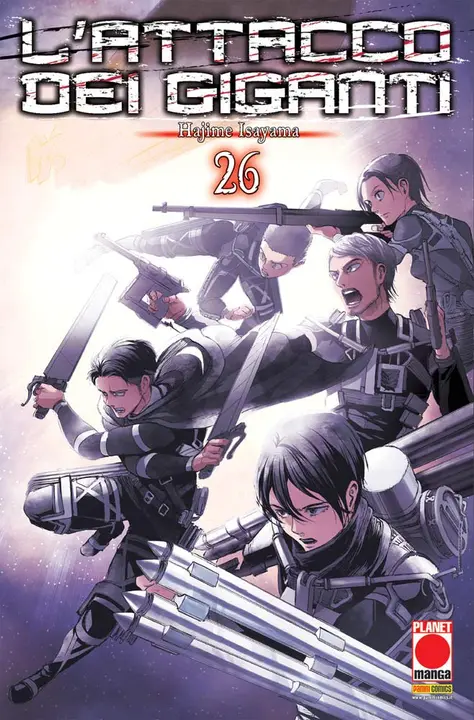 L'attacco dei giganti 26 — manga en italiano (Planet Manga)