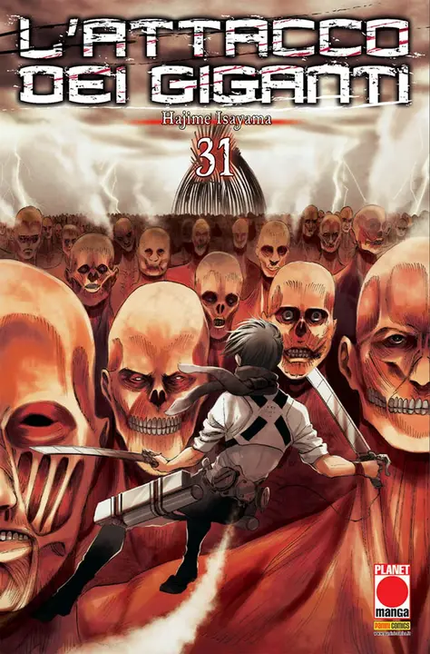 L'attacco dei giganti 31 — manga en italiano (Planet Manga)