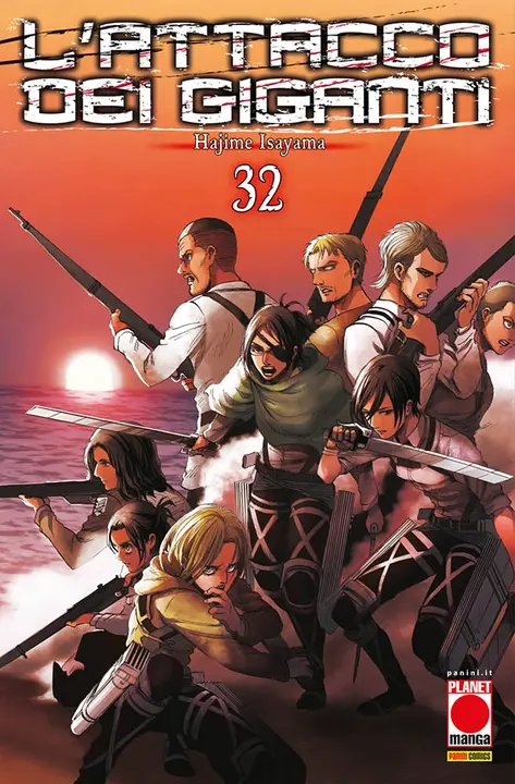 L'attacco dei giganti 32 — manga en italiano (Planet Manga)