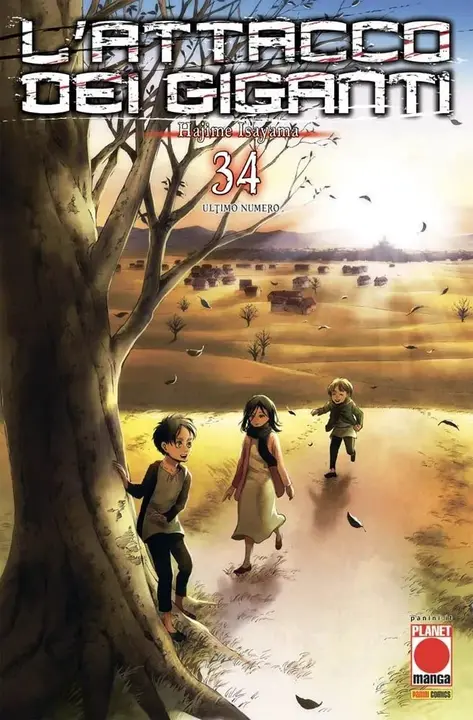L'attacco dei giganti 34 — tomo final en italiano (Planet Manga)