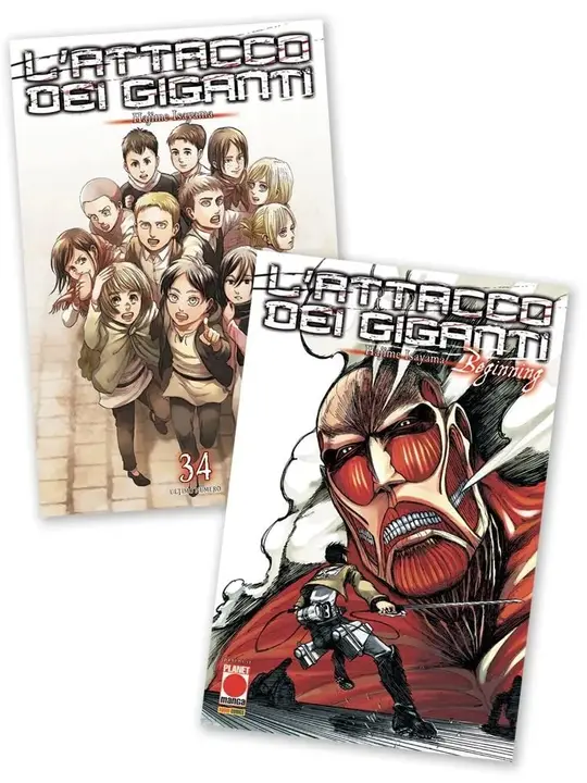 L'attacco dei giganti 34 variant + «Beginning» con postal (italiano)
