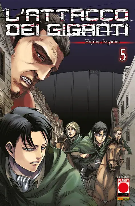 L'attacco dei giganti 5 — manga en italiano (Planet Manga)