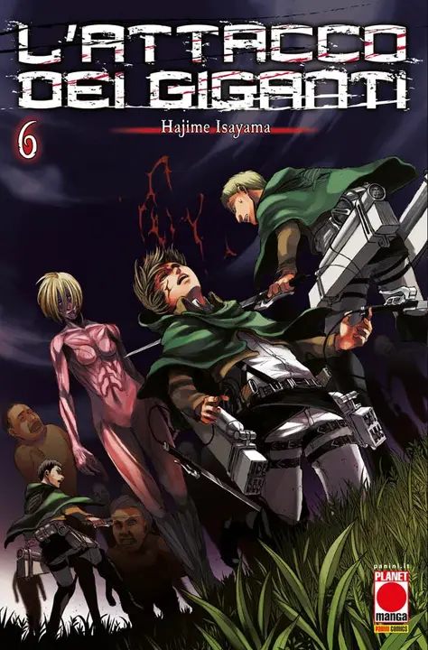 L'attacco dei giganti 6 — manga en italiano (Planet Manga)