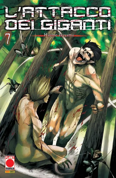 L'attacco dei giganti 7 — manga en italiano (Planet Manga)