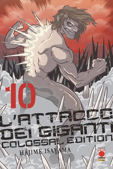 L'attacco dei giganti Colossal Edition 10 — italiano (Planet Manga)