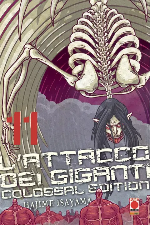 L'attacco dei giganti Colossal Edition 11 — italiano (Planet Manga)