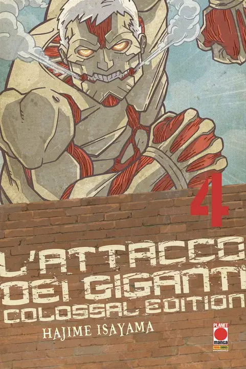 L'attacco dei giganti Colossal Edition 4 — italiano (Planet Manga)