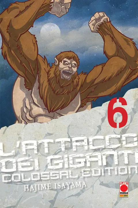 L'attacco dei giganti Colossal Edition 6 — italiano (Planet Manga)