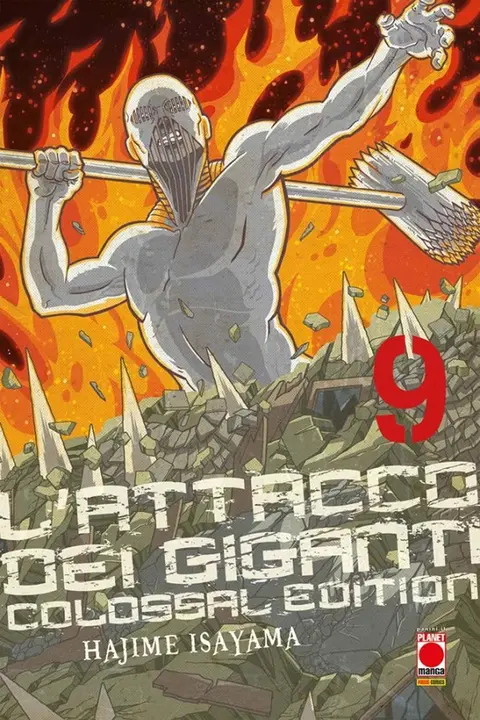L'attacco dei giganti Colossal Edition 9 — italiano (Planet Manga)