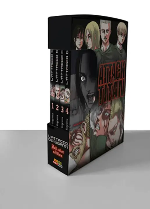 L'attacco dei giganti Full Color Edition — estuche vol. 1-4 en italiano