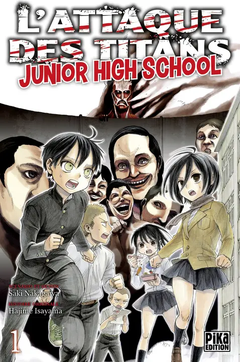 L'Attaque des Titans: Junior High School 1 — manga en francés (Pika)