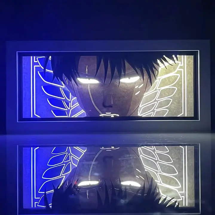 Lámpara caja de luz de papel Eren Jaeger, tipo 2 (Xinchangda)