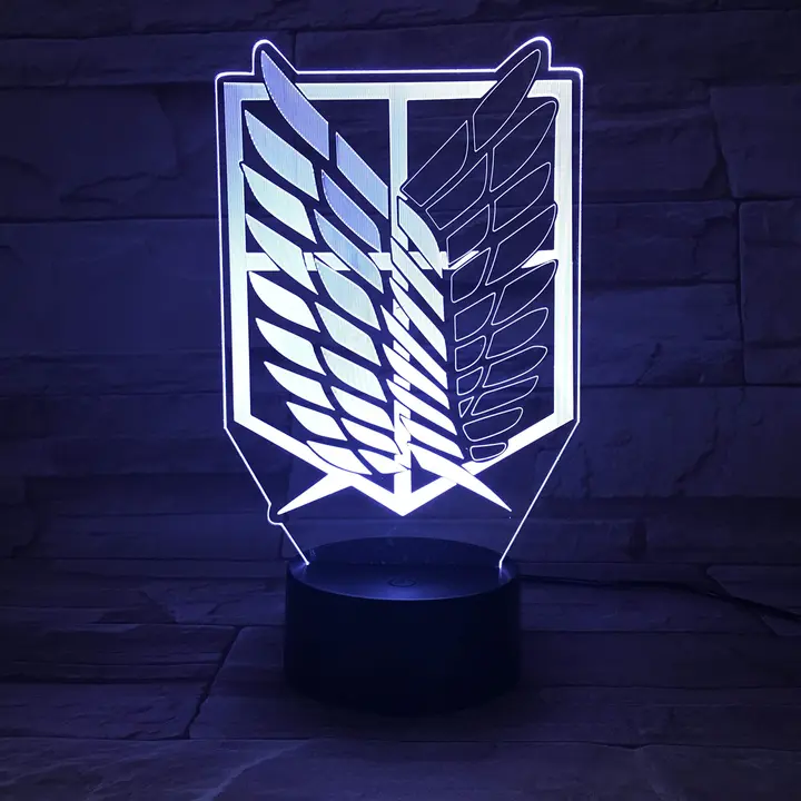 Lámpara LED emblema de la Legión de Reconocimiento (Wolobox)