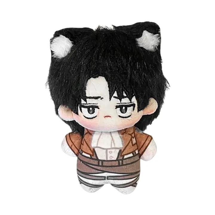 Llavero de peluche de Levi Ackerman, 10 cm (sin licencia oficial)