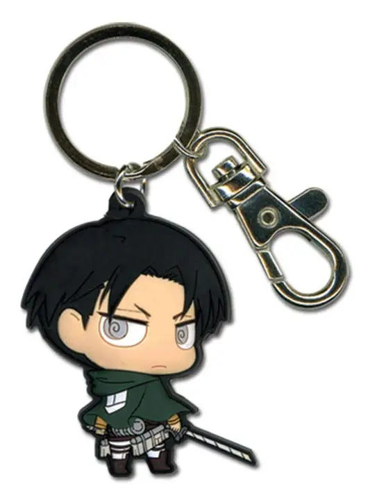 Llavero de PVC Levi Ackerman SD chibi (Great Eastern)