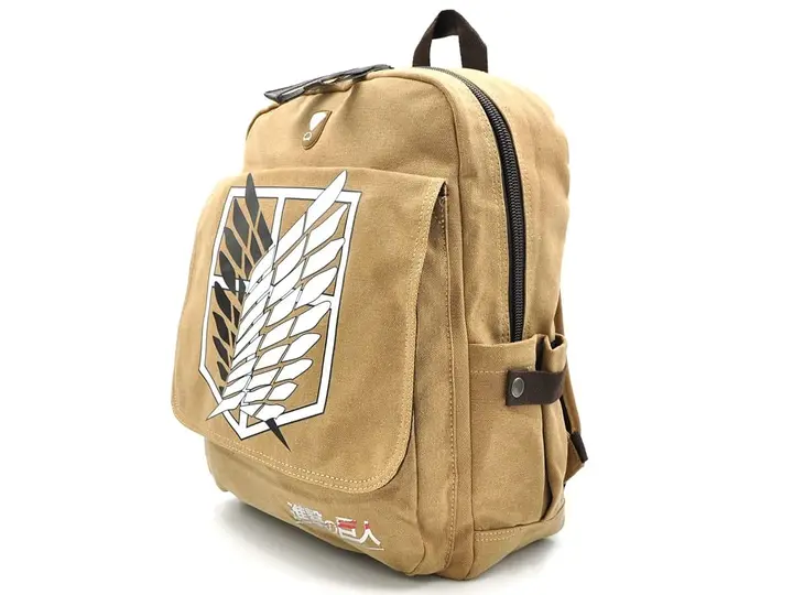 Mochila de lona marrón escudo de la Legión (CoolChange)