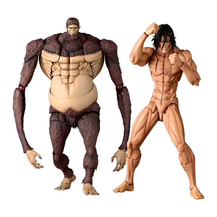 Pack de figuras articuladas de Zeke y Eren Jaeger (sin licencia)