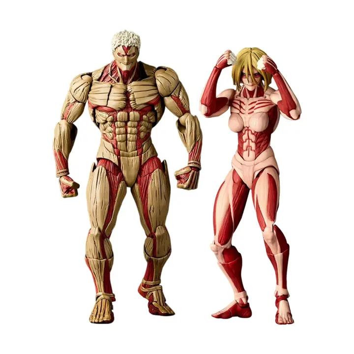Pack de figuras de Reiner Braun y Annie Leonhart, 16-17 cm (sin licencia)