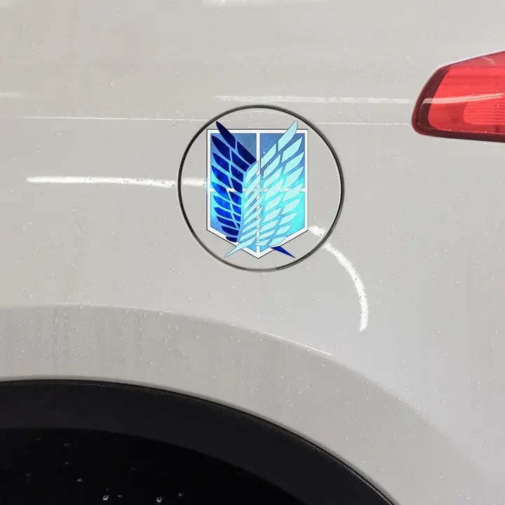 Pegatina de vinilo Wings of Liberty para coche, 13 cm (Dawowan)
