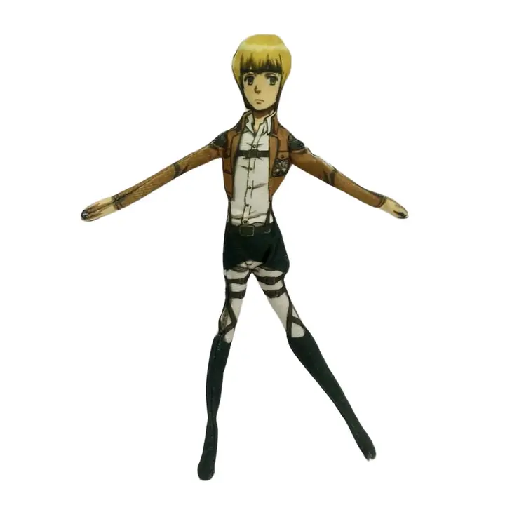 Peluche articulado de Armin Arlert, 30 cm (sin licencia oficial)