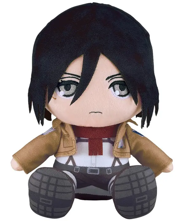 Peluche de Mikasa Ackerman, 17 cm — Temporada final (Good Smile Company)