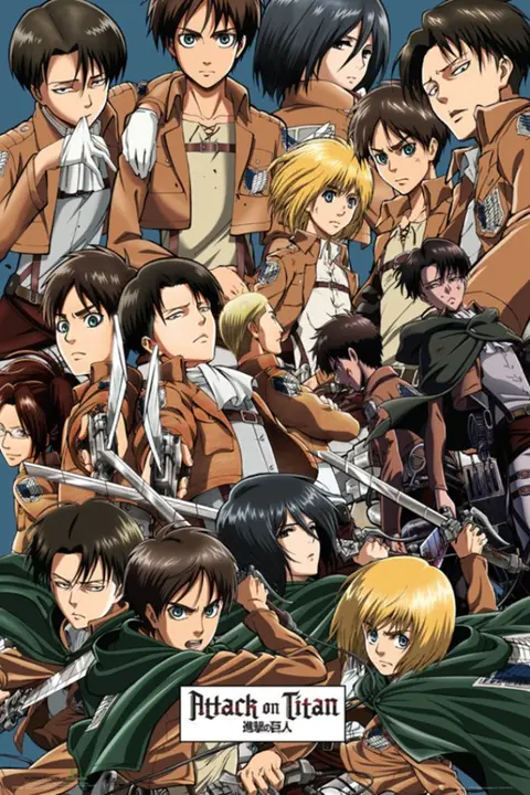 Póster maxi Attack on Titan «Collage» 61 × 91,5 cm (Close Up)