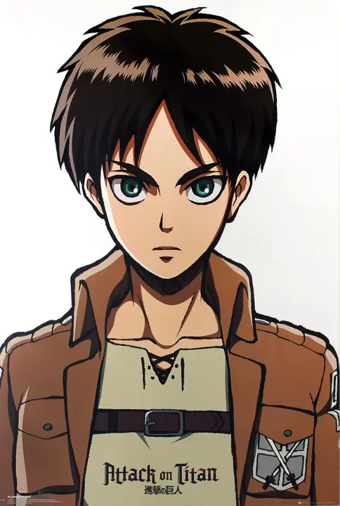 Póster maxi Attack on Titan Eren, 61 × 91,5 cm (GB eye)