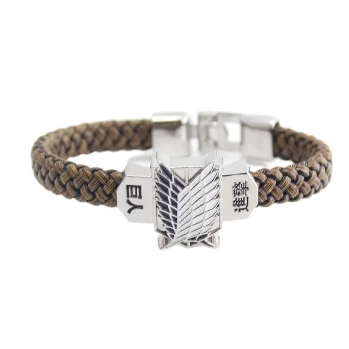 Pulsera trenzada con las Alas de la Libertad, 20,5 cm (Multiculture)