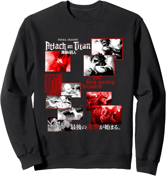 Sudadera Attack on Titan Temporada 4 «Curated Clutter»