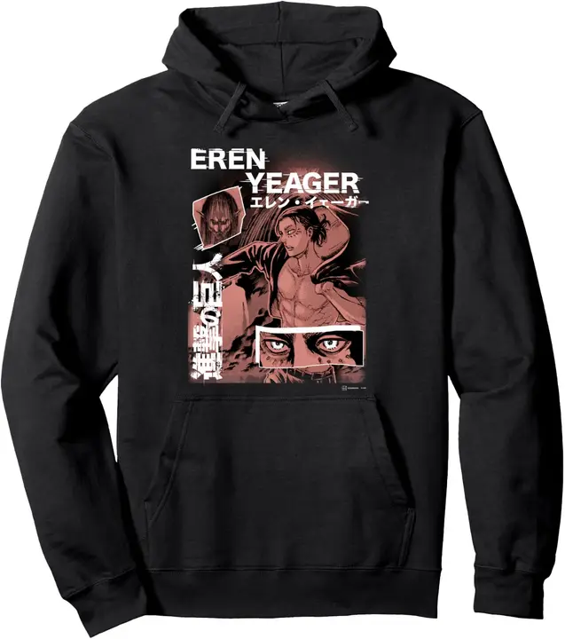 Sudadera con capucha Attack on Titan «Eren Yeager» collage manga