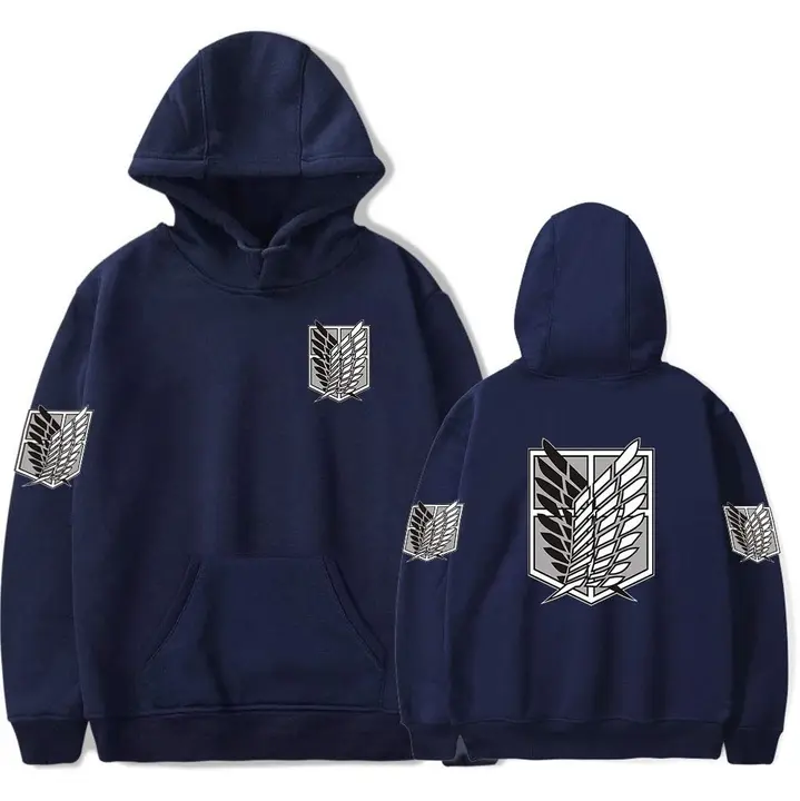 Sudadera con capucha Legión de Reconocimiento, diseño 1 azul (LKY STAR)