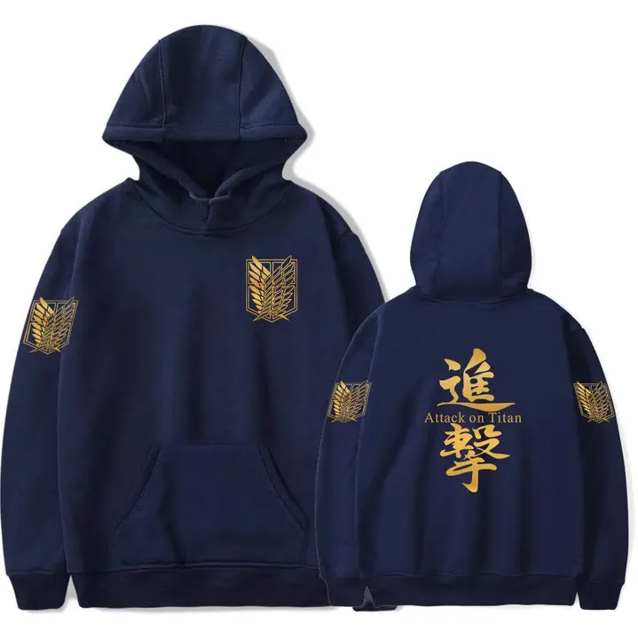 Sudadera con capucha Legión de Reconocimiento, diseño 3 azul (LKY STAR)