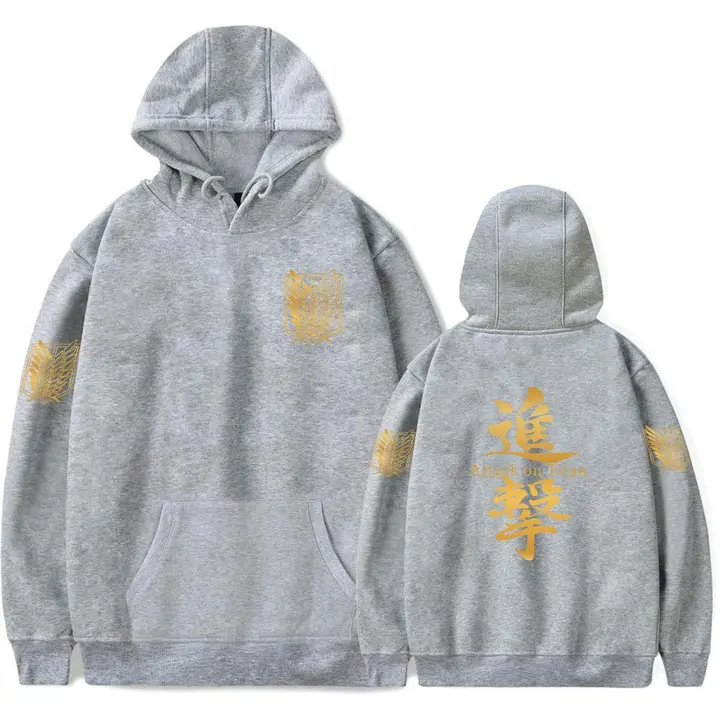 Sudadera con capucha Legión de Reconocimiento, diseño 3 gris (LKY STAR)
